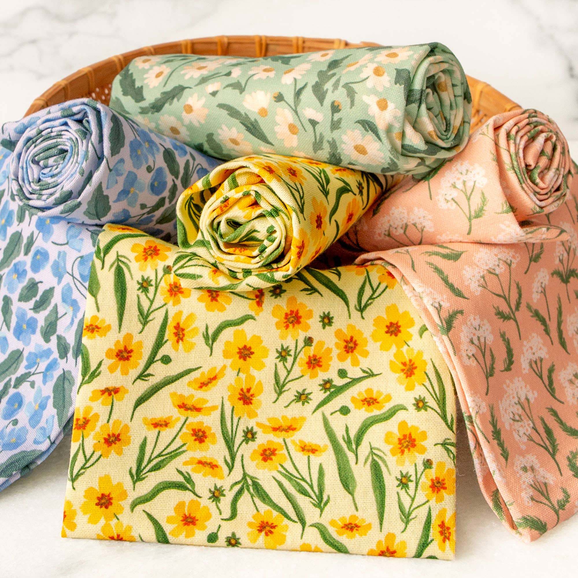1canoe2 | One Canoe Two Paper Co. - Wholesale Tea Towel - Roadside Blooms Floral Kitchen Towel Set1