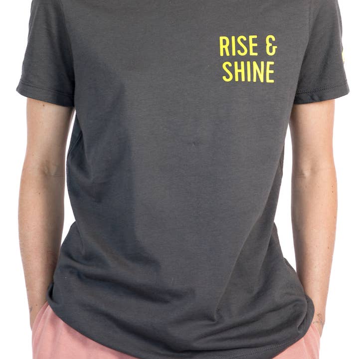 T-shirt femme | Réveille-toi et brille pour la vente par Solubrae