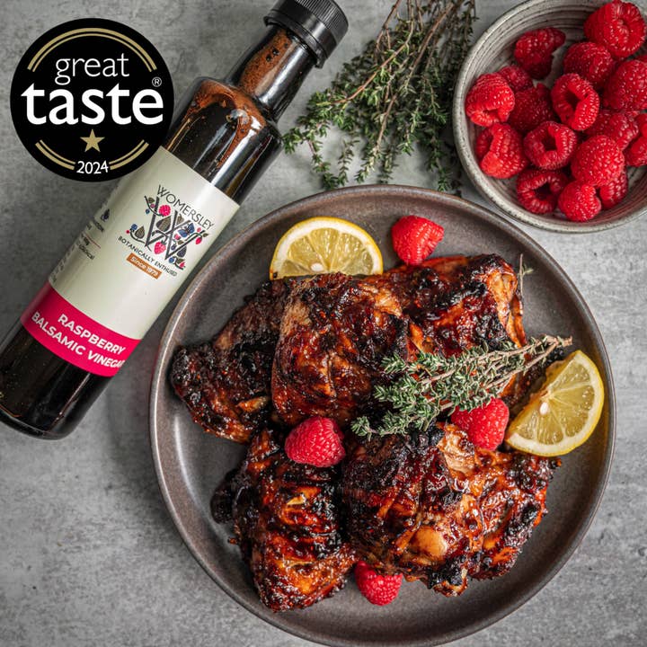 Womersley Foods – Engroshandel Eddike – Hindbær Balsamicoeddike / Hindbær Balsamicodressing1