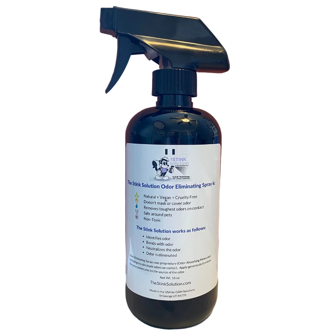 The Stink Solution - Wholesale Pet Deodorizing Spray - Dog Odor Eliminating Spray - Pomegranate 16 oz7