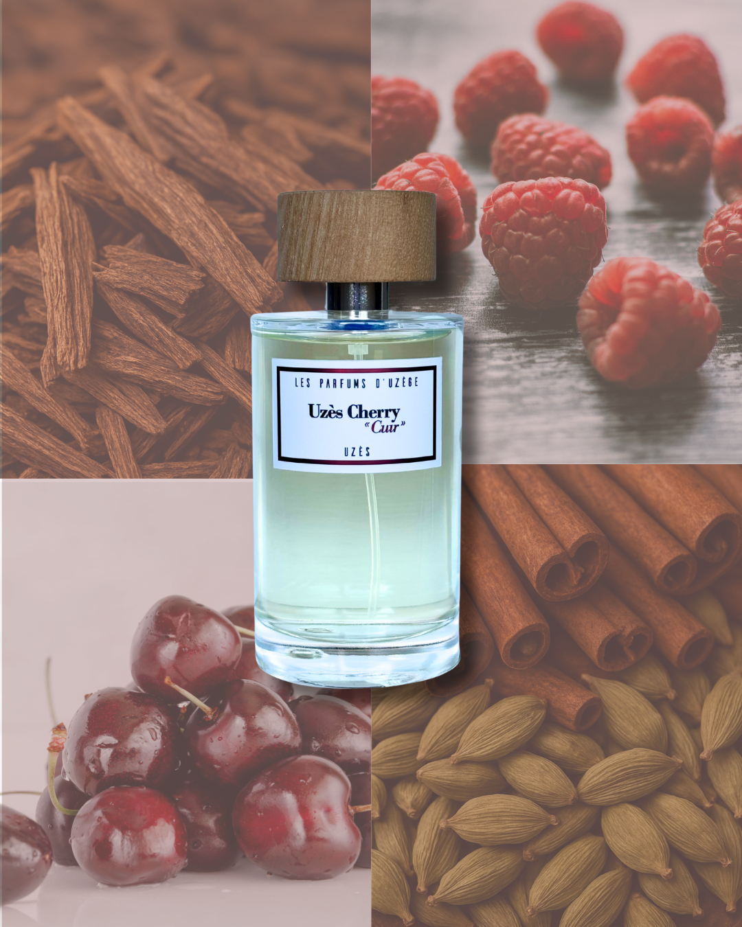Les Parfums D'Uzège - Wholesale Perfume/Eau de Toilette - UZES CHERRY LEATHER - Eau de Parfum 50ML2