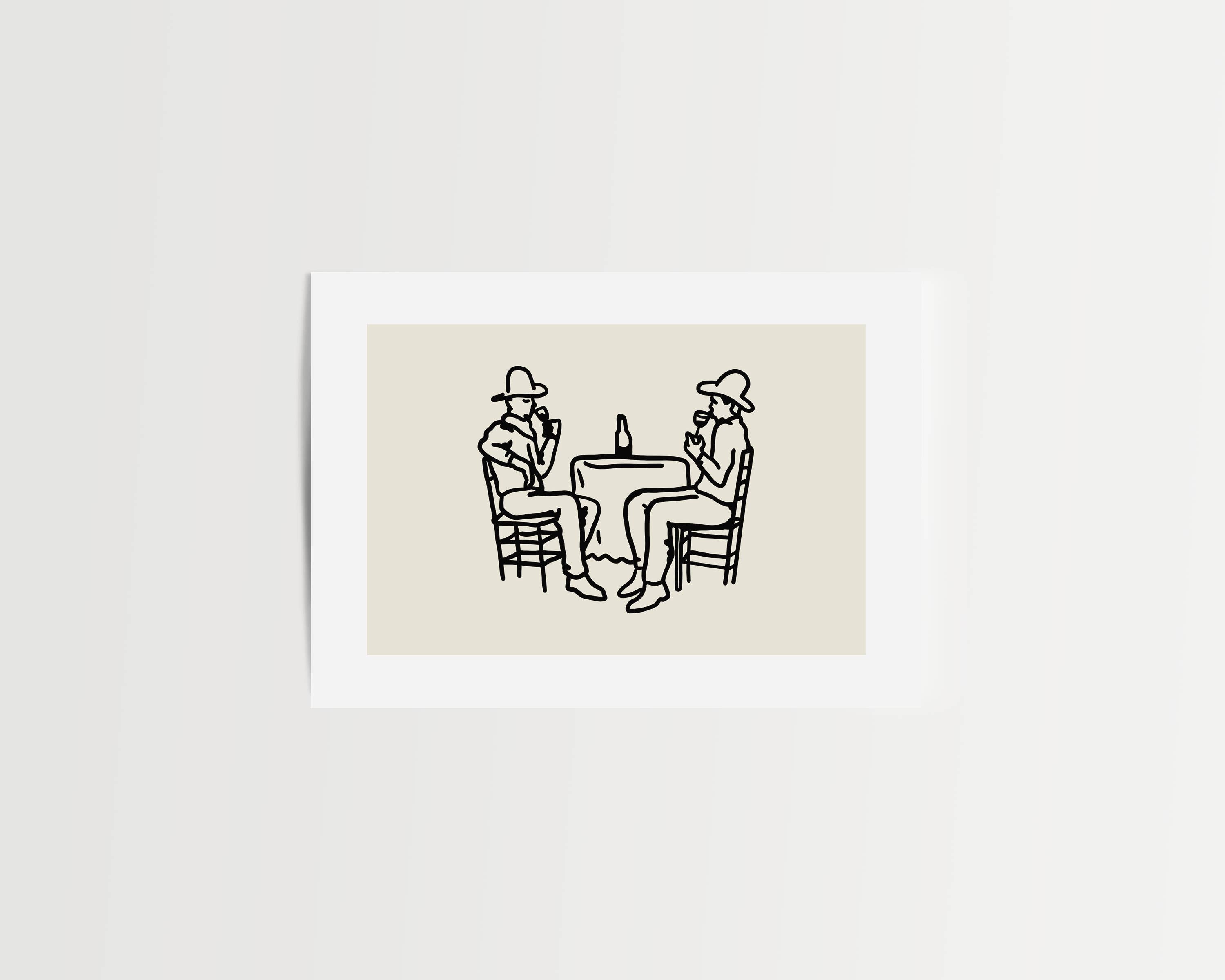 Tumbleweed Design Studio – wholesale Art print – Cowboys & Wine Western Wall Art Retro Vintage Home Decor2