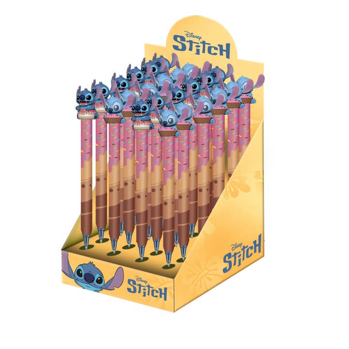 Disney Stitch-Expositor 24 Unidades Bolígrafo Gel Borrable para venta al por mayor de KARACTERMANIA