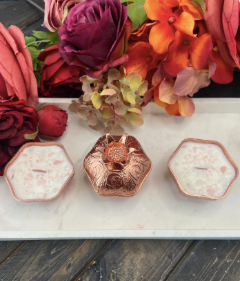 Sacred Lore - Wholesale Jar/Filled Candle - Pomegranate Candle Set, Persephone Altar Decor7