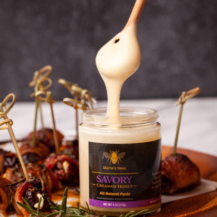 Miel crémeux salé pour la vente par Marie's Bees