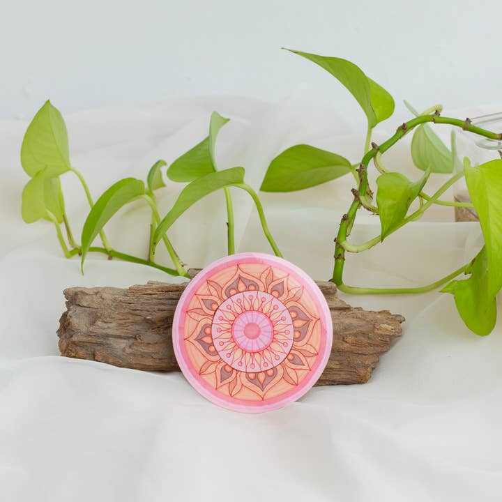 Autocollant Love Mandala pour la vente par Beacons Mandala
