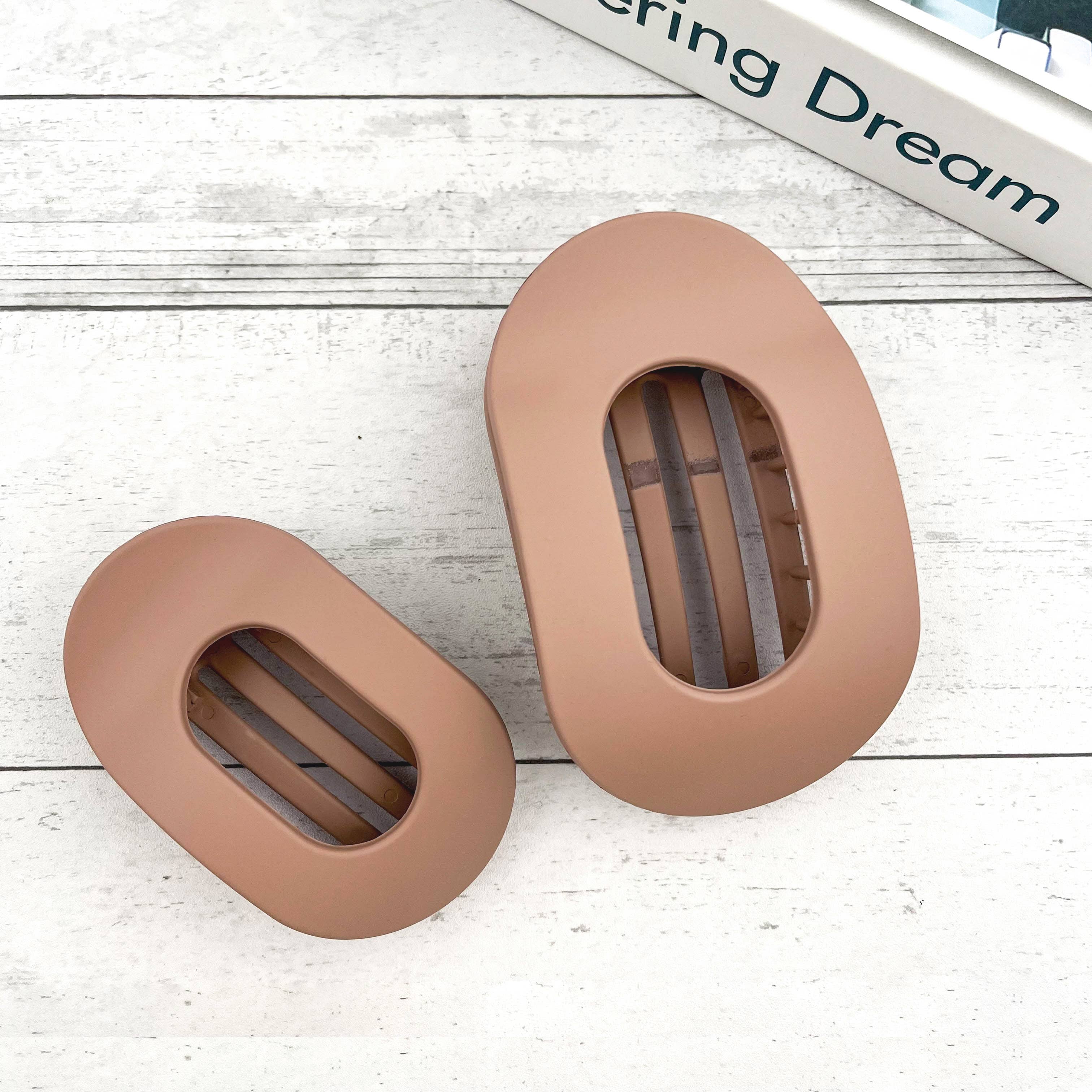 SoapElenGlen - Wholesale Hair clip – Women’s - Solid Color Flat Oval Hair Clip15