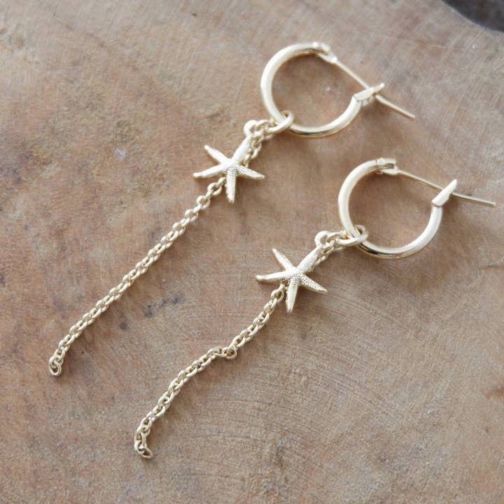 BOUCLES "STARFISH" pour la vente par THA-MAKA