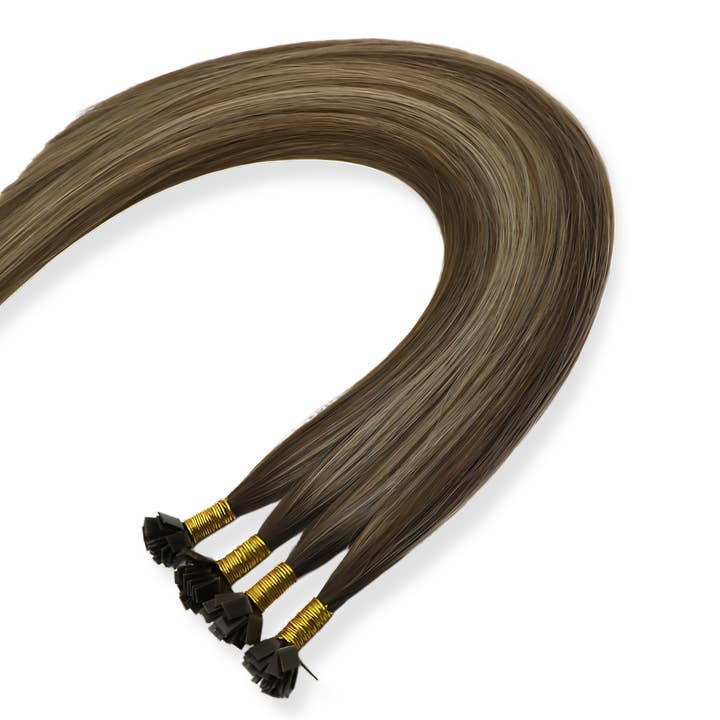 Ana Sweden – wholesale Hårförlängningar – Keratin Balayage Creamy Caramel #B4-4/18