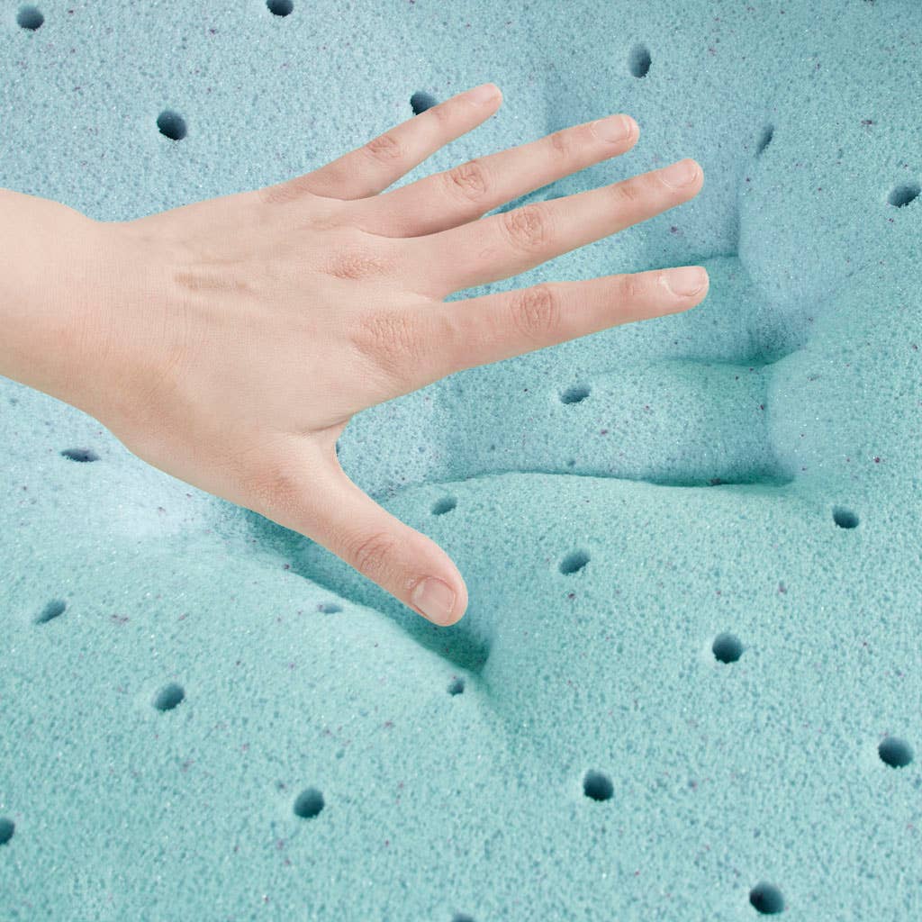 Olliix - Vente Protège-matelas/alèse - Surmatelas en gel rafraîchissant de 3 po avec housse amovible8