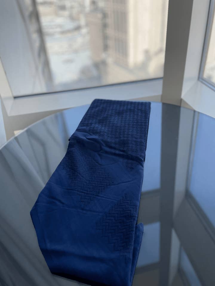 Unisex Navy Keffiyeh tørklæde for engroshandel hos MY LITTLE JUBBA