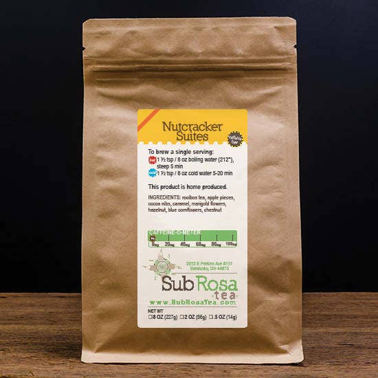 Sub Rosa Tea - Wholesale Loose Tea - Nutcracker Suites Herbal Loose-leaf Tea