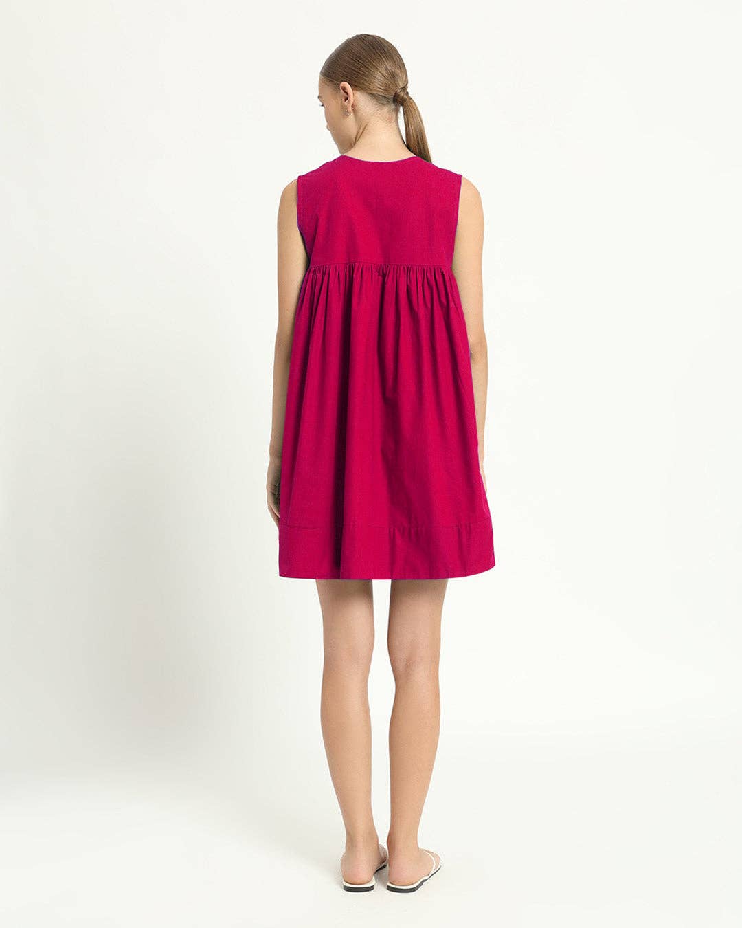 Thevasa - Wholesale Dress - Women's - The Jois Berry Cotton Dress4