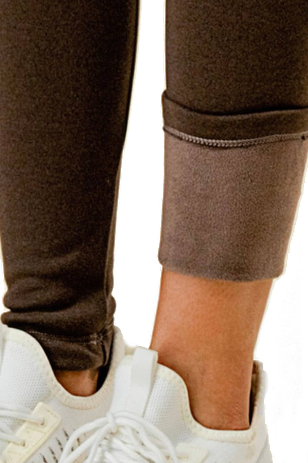 Color 5 - Wholesale Athletic/Lounge Leggings - Women's - Brown winter warm fleece lined HW thermal legging pant11