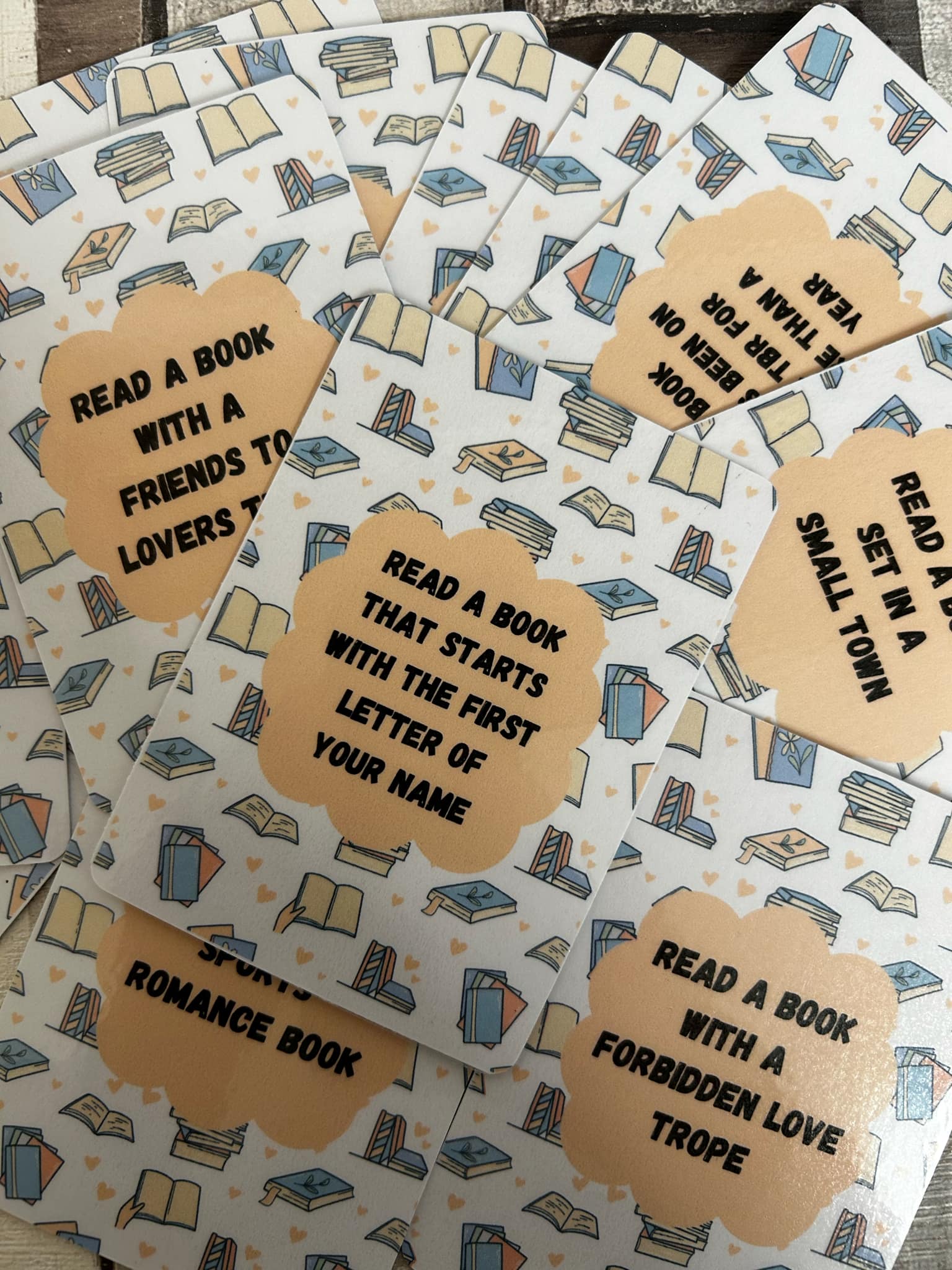 TheBookShack – wholesale Card game – EXTRA TBR book prompt card game, Bookish gift4