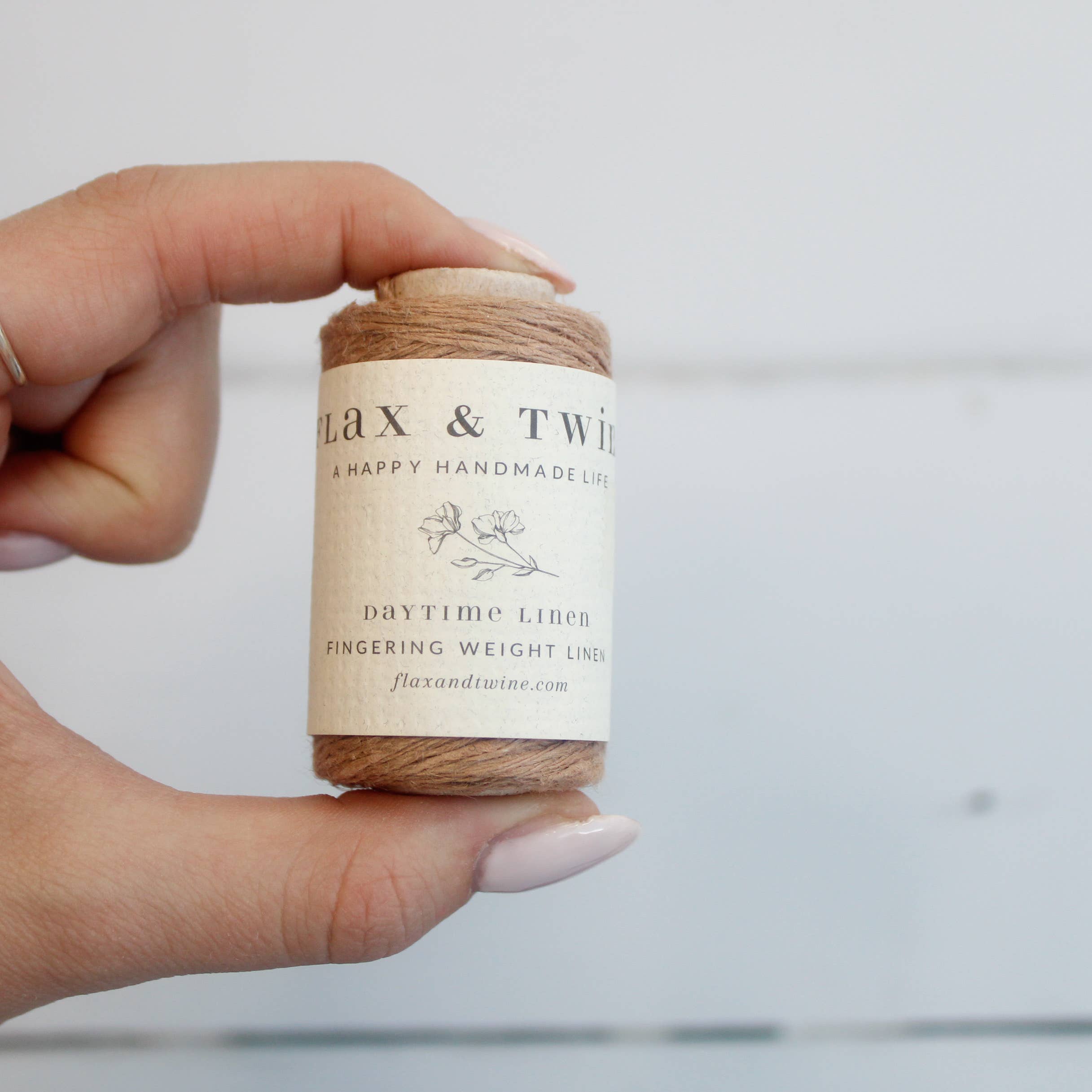 Flax & Twine – Fio por atacado – Roupa diurna de linho e barbante - DK/peso leve penteado8