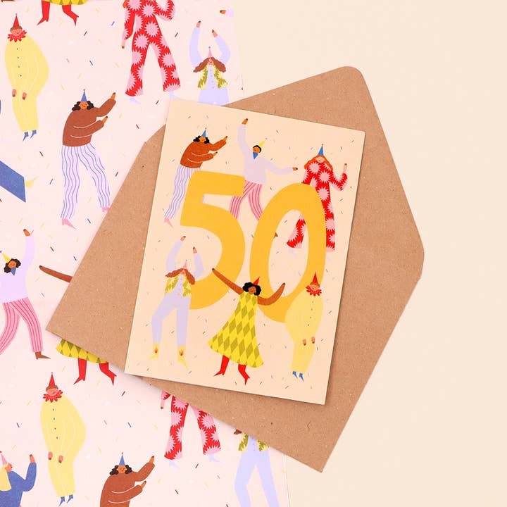 Little Black Cat Illustrated Goods – wholesale Flat wrap – Party People Wrapping Paper Sheets | Birthday Gift Wrap8