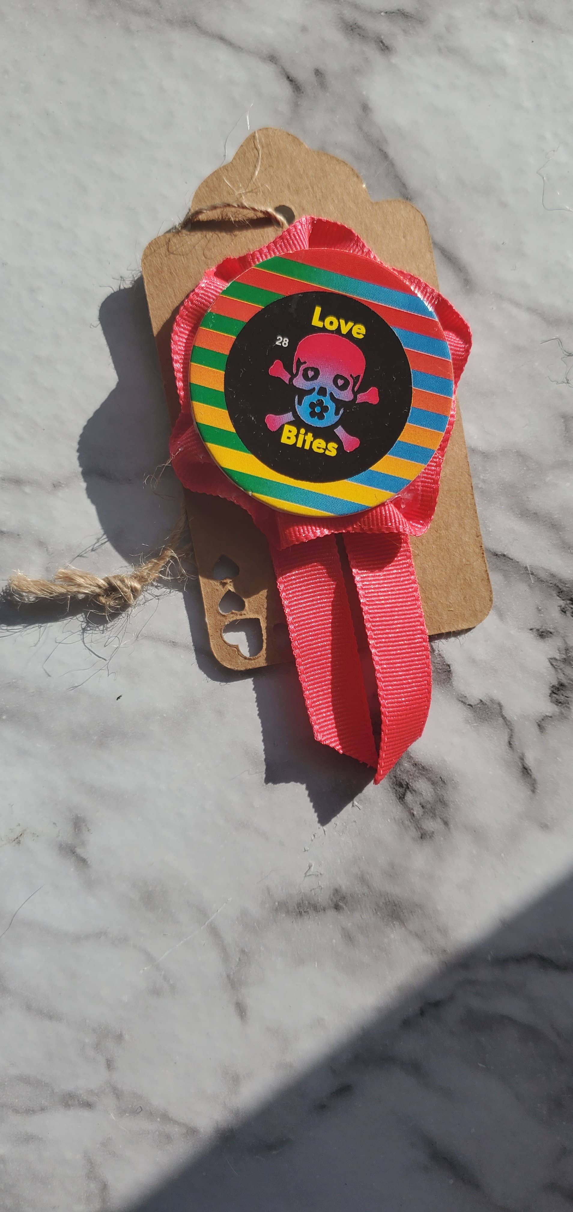 Skullduggery Studios - Wholesale Brooch - Pog upcycled pop culture brooch6