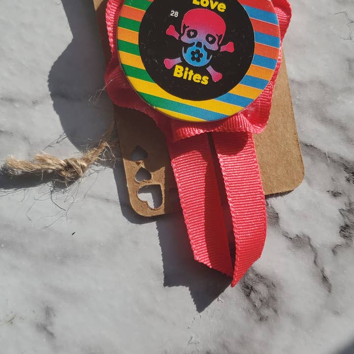 Skullduggery Studios - Wholesale Brooch - Pog upcycled pop culture brooch6