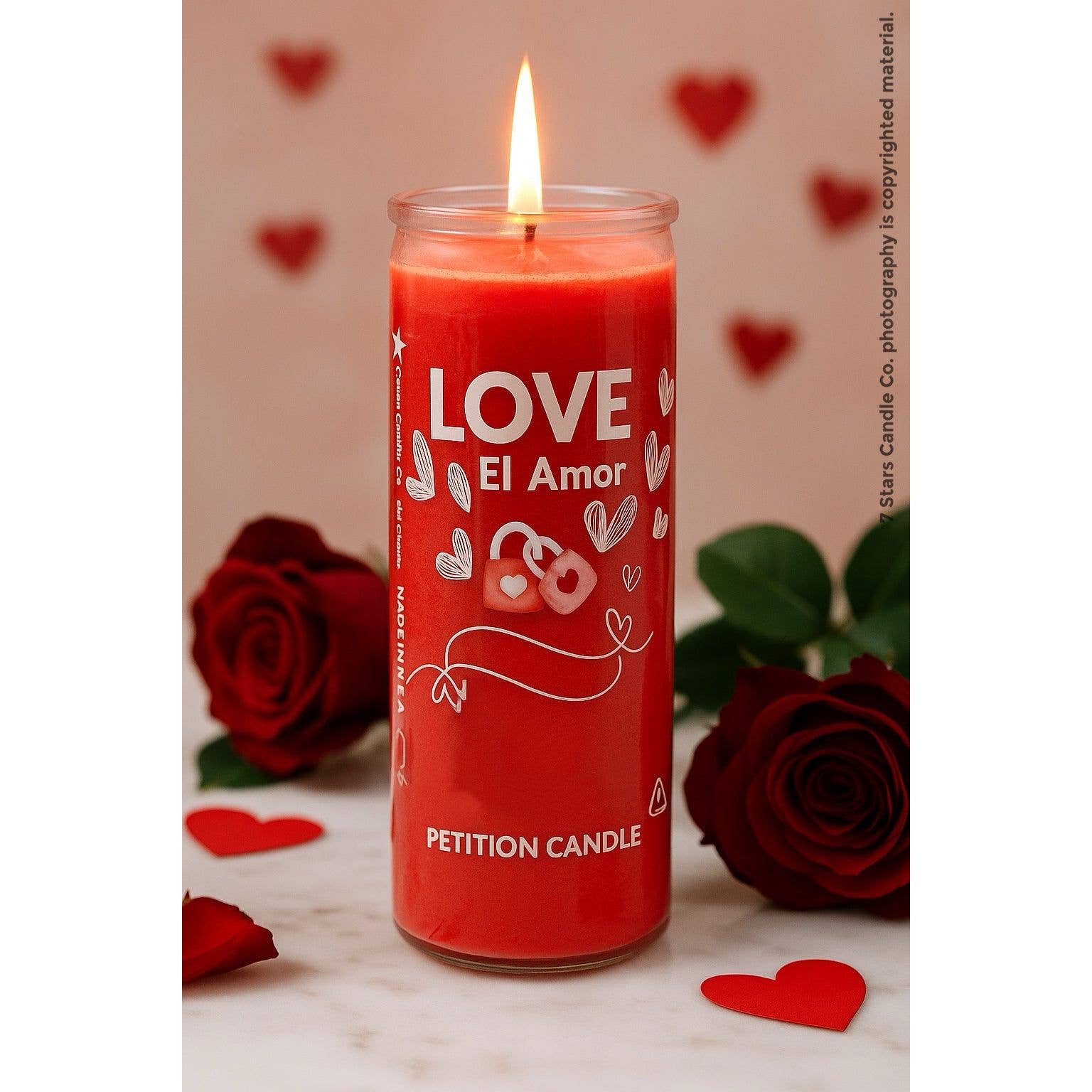 The  Spiritual  Alchemists - Wholesale Votive Candle - Love / El Amor Candle2