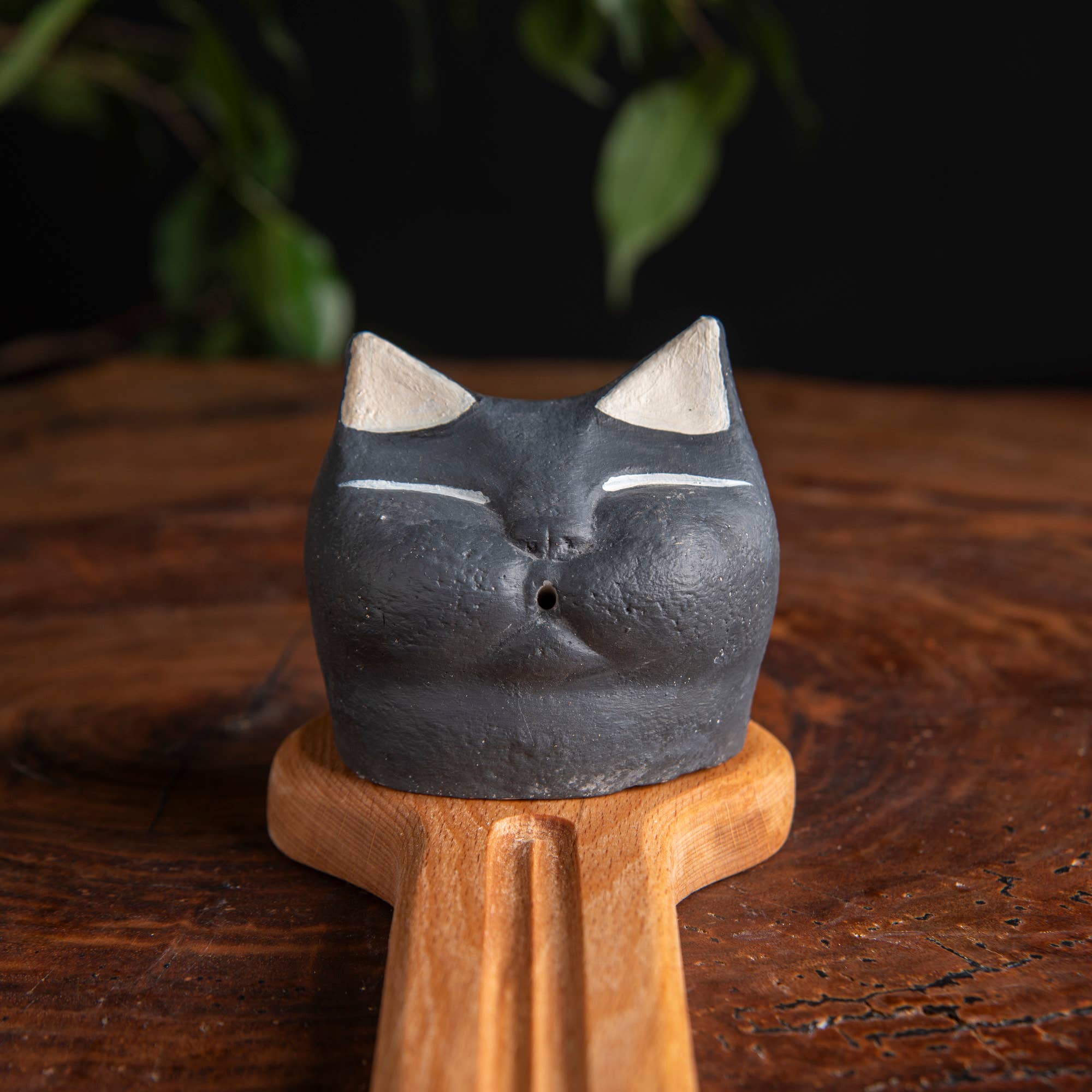 Troy Touch - Wholesale Incense Holder - Tabby Cat Incense Holder, Handmade Incense Holder15