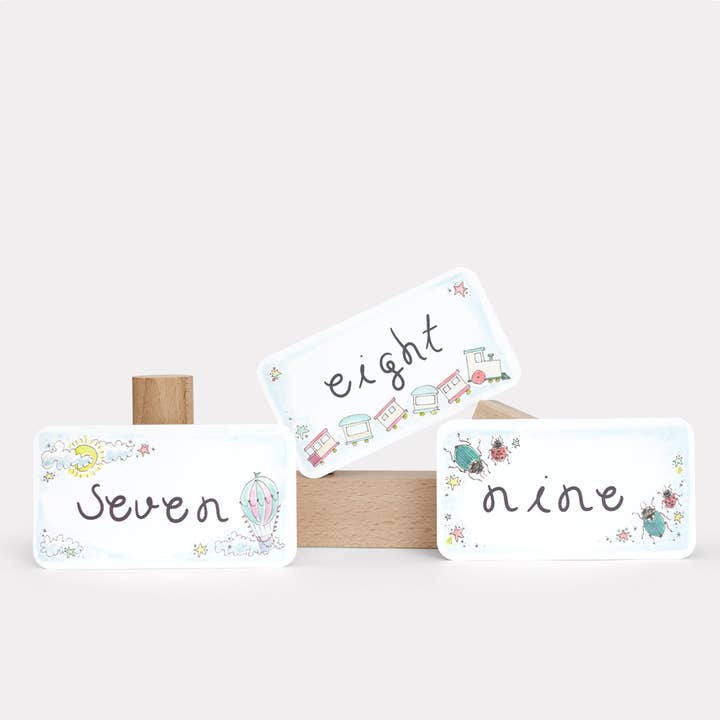 Playful Milestone Card- Sky, Set med 12 kort för wholesale av Ace & Em