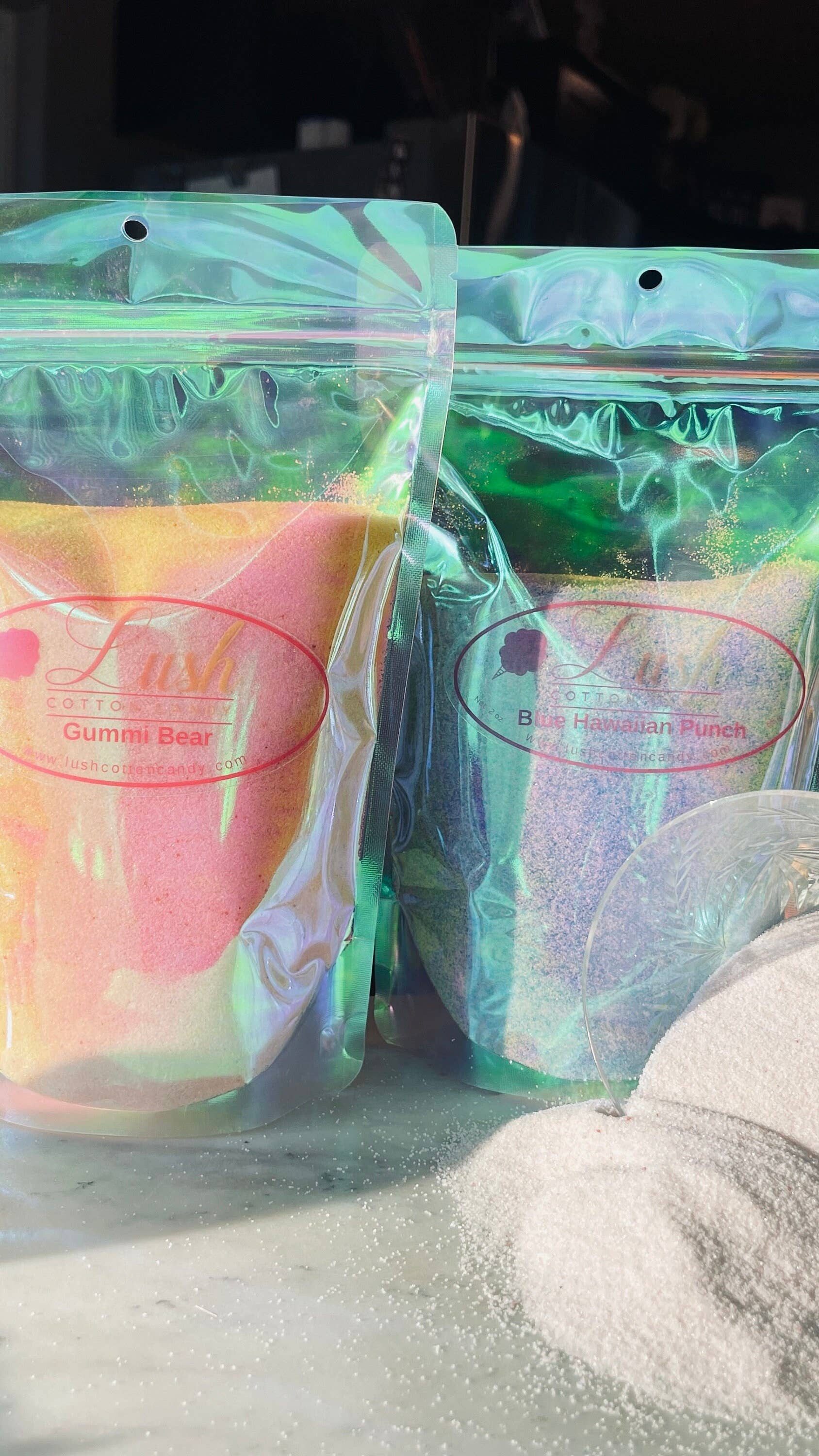 Lush Cotton Candy - Vente Barbes à papa - Nouveau** Sucre à barbe à papa Sugar Gourmet... à préparer0