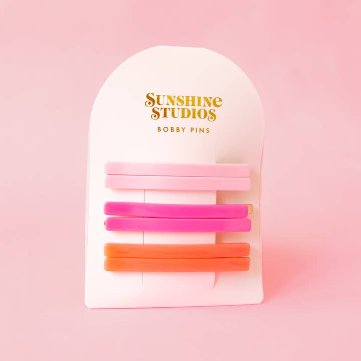 Acetate Bobby Pins | Lollipop for wholesale by Sunshine Studios