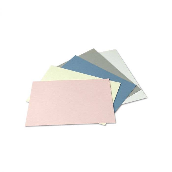 Royal Posthumus – wholesale Stationery/notecard set – Crown Mill | 50 cards | vergé | 9.5 x 6.5 cm | 5 colors1