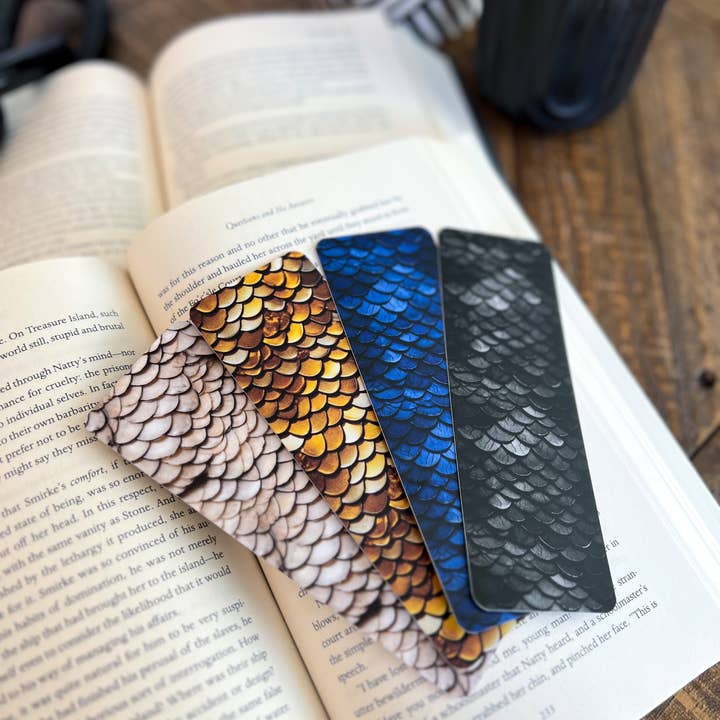 Little Turkey Shoppe - Wholesale Bookmark - Dragon Scale Bookmarks, Set 18