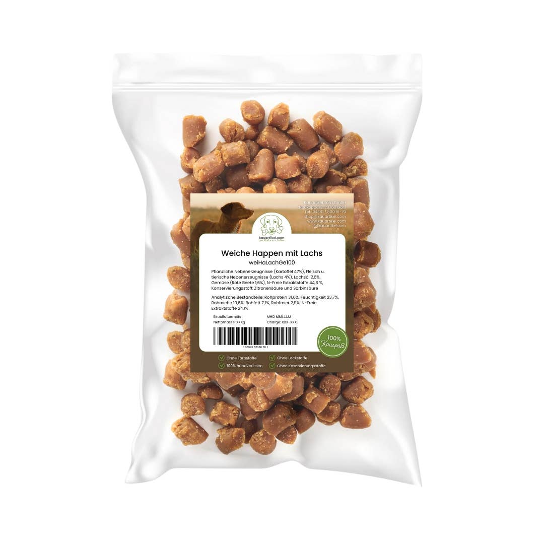 Kauartikel.com GmbH - Wholesale Pet Treats - Dog - Soft bites with salmon & poultry1