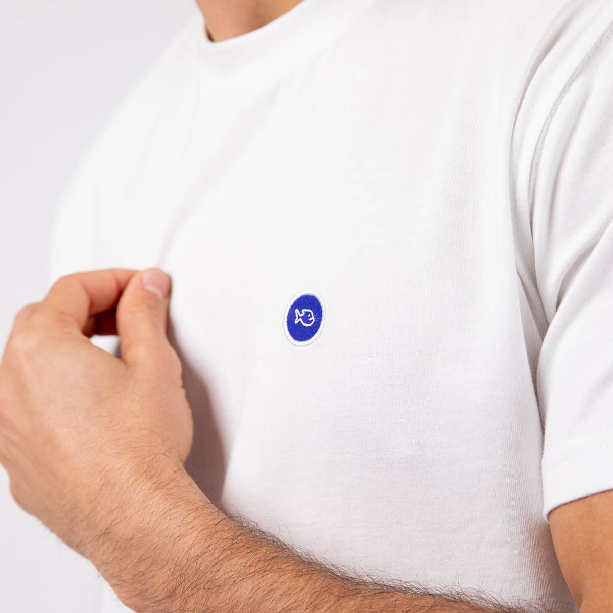 BILLYBELT - Wholesale T-Shirt - Men's - Surfer 100% organic cotton T-shirt - White2