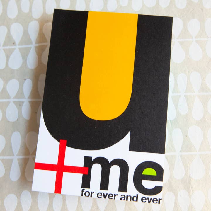 U & me per sempre e per sempre. per la vendita all'ingrosso da parte di Banter by Greely Creative
