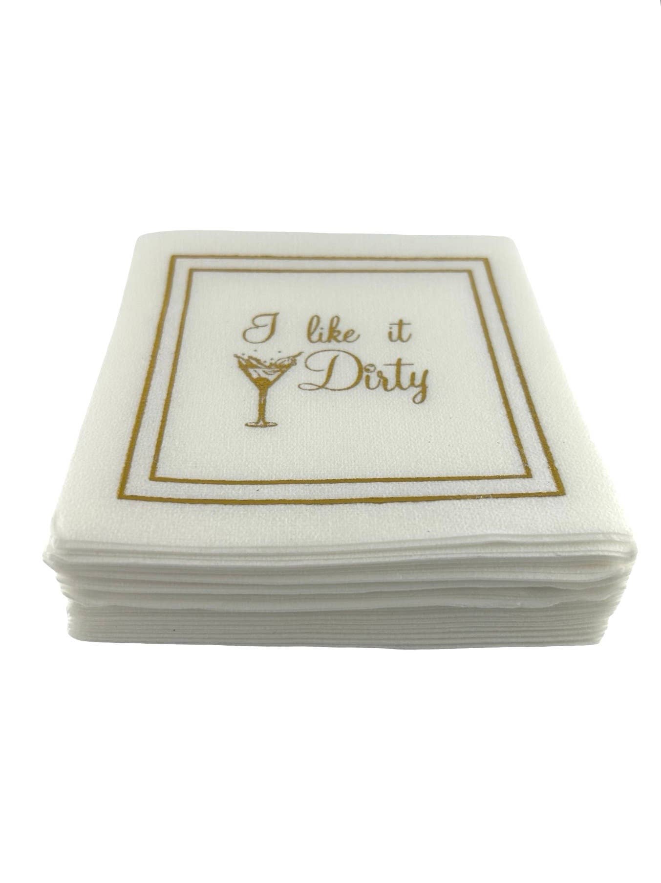 Maven Home - Wholesale Disposable Napkin - Linen-Feel Cocktail Napkins, Dirty1