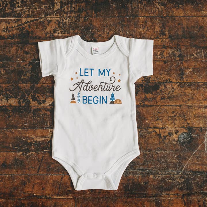 Sweetpea and Co. – Engroshandel Bodysuit - Baby – Let my Adventure Begin Babybukser, Baby bodysuit