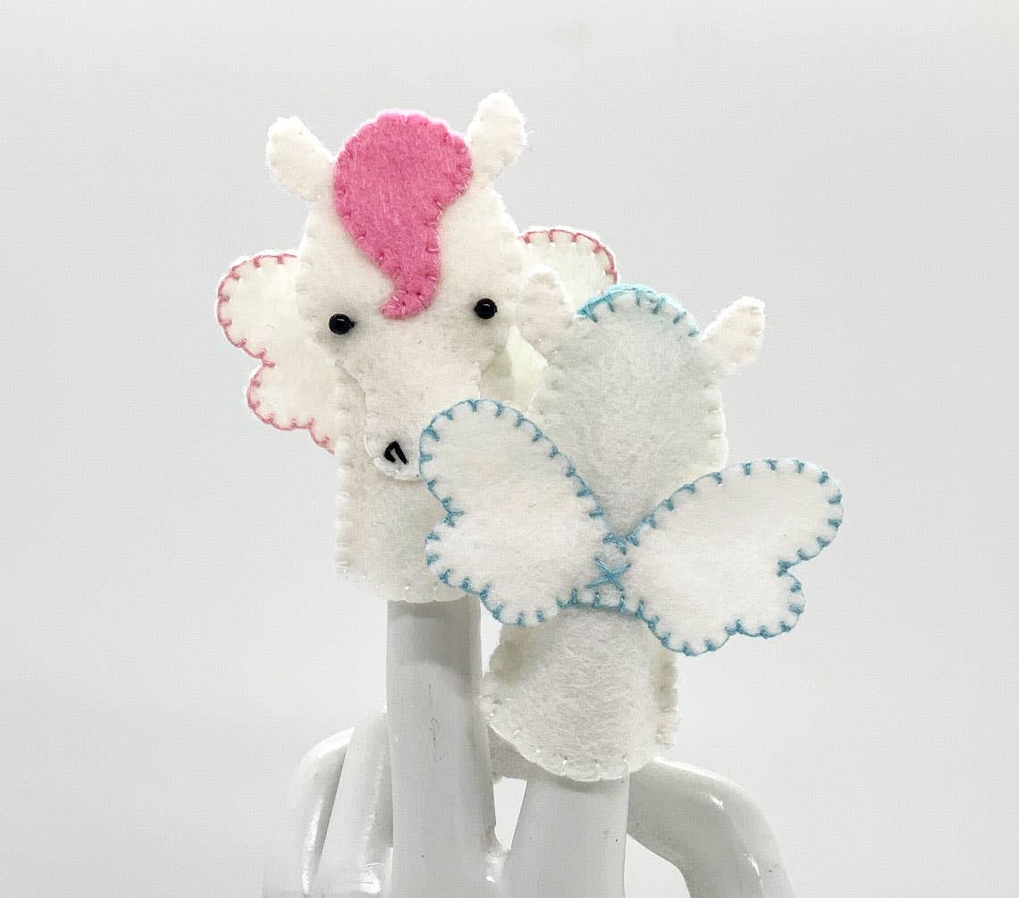 Lumpy Buttons - Wholesale Finger Puppet - Kids & Baby - Pegasus Felt Finger Puppet1