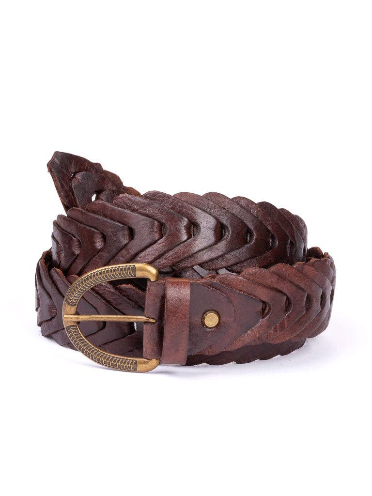 TABOO FASHION – wholesale Belt – Women's – Cobra Chain Leather Belt/Horseshoe 10