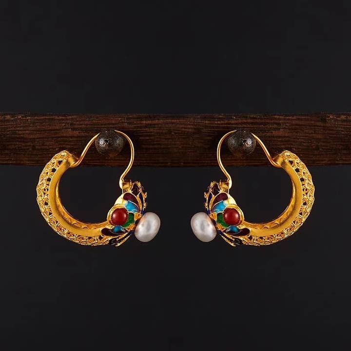 Bright MacMing - Wholesale Hoop Earrings - The Palace Story Earrings1