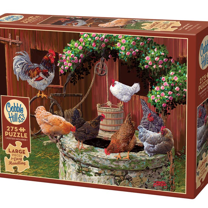 Outset Games and Cobble Hill Puzzles - Wholesale Puzzle - Adult - The Chickens are Well 275pc puzzle0