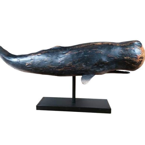 Michael & Philipp Noll e. K. - Venta al por mayor Figura decorativa - Figura ballena XXL azul 77 cm