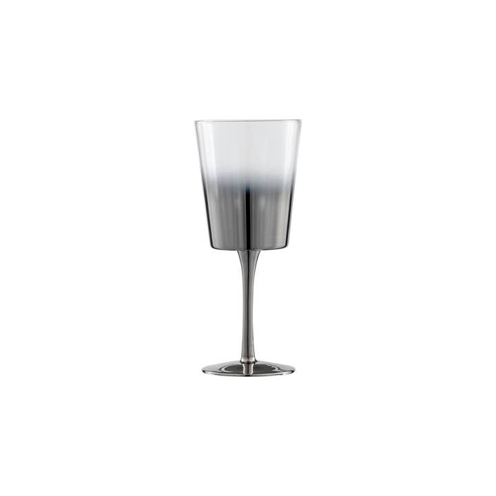 Vikko Decor- Orchid, Silver Ombre, Water Glass, 13 Oz for wholesale by Kadra Kitchenware