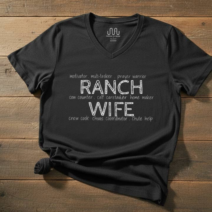 Ranch Wife Western T-Shirt for wholesale by Running M.A. Supply