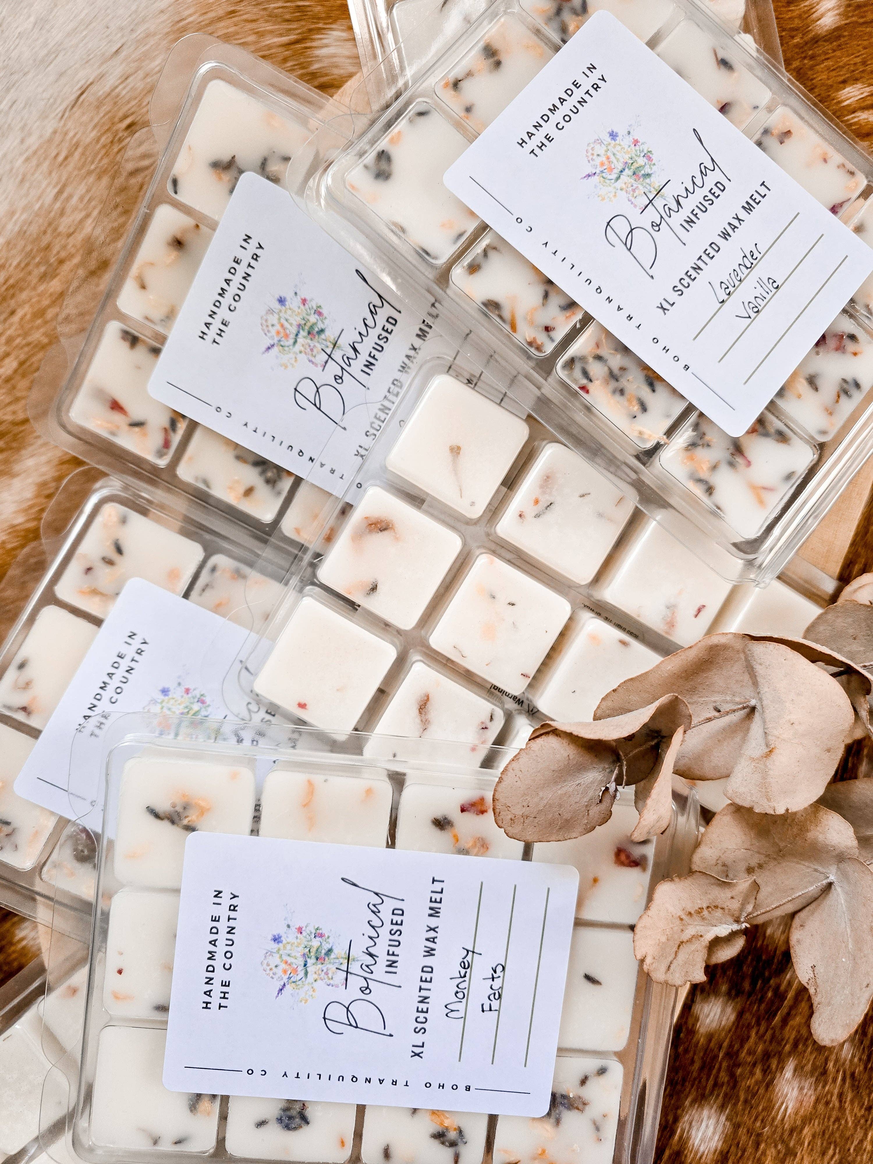 Boho Tranquility Co - Wholesale Wax melt - BOTANICAL INFUSED XL WAX MELT CLAM2
