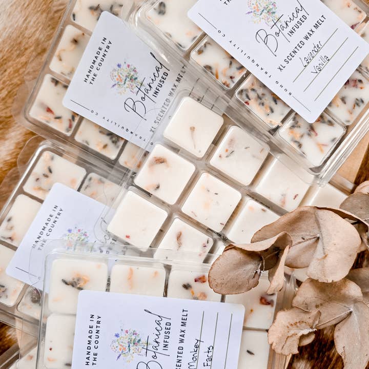 Boho Tranquility Co - Wholesale Wax melt - BOTANICAL INFUSED XL WAX MELT CLAM2