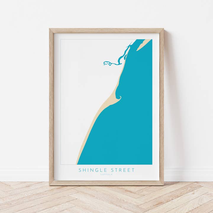 Plenty Blue – wholesale Art print – Shingle Street3