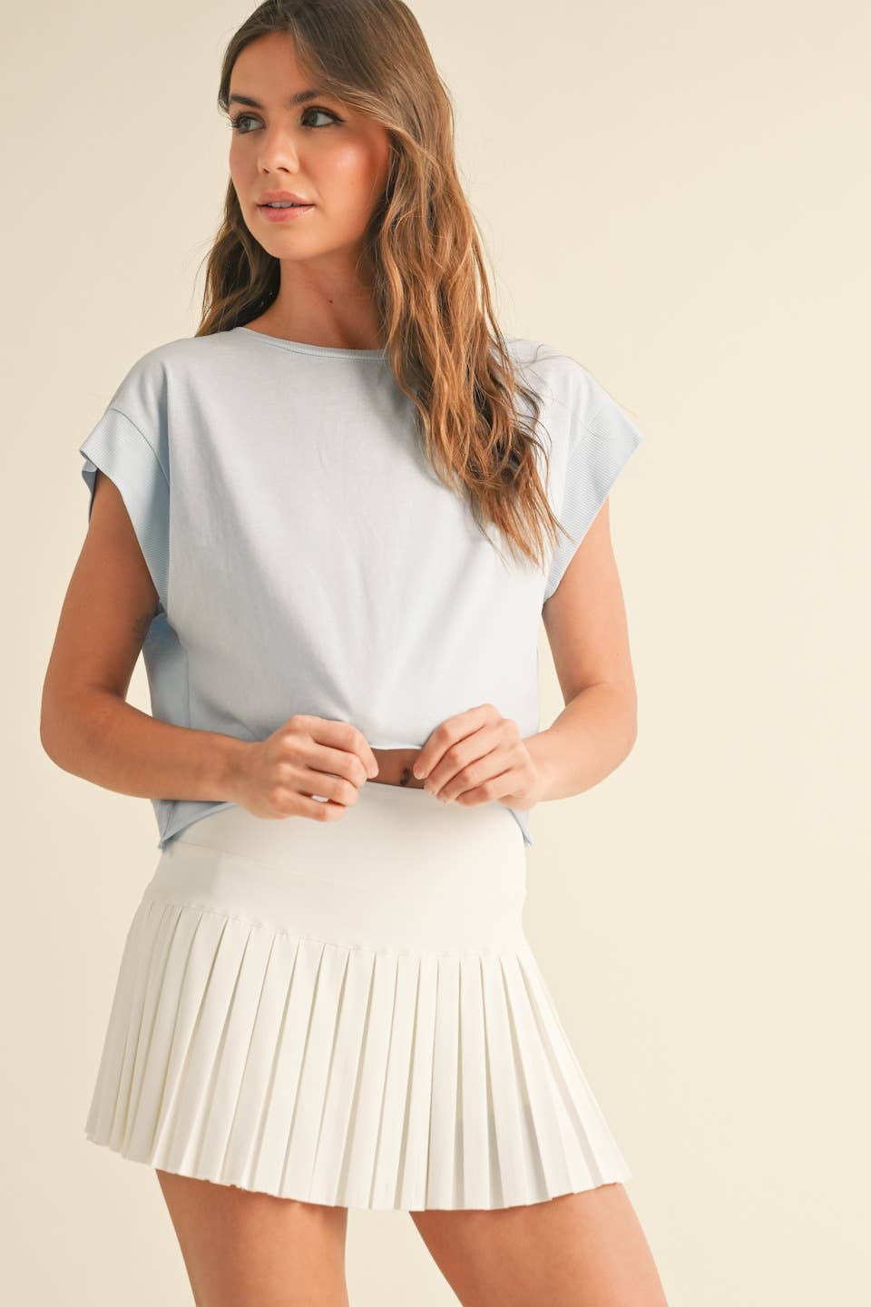 KIMBERLY C - Wholesale T-Shirt - Women's - Cutout Back Layering Tee26