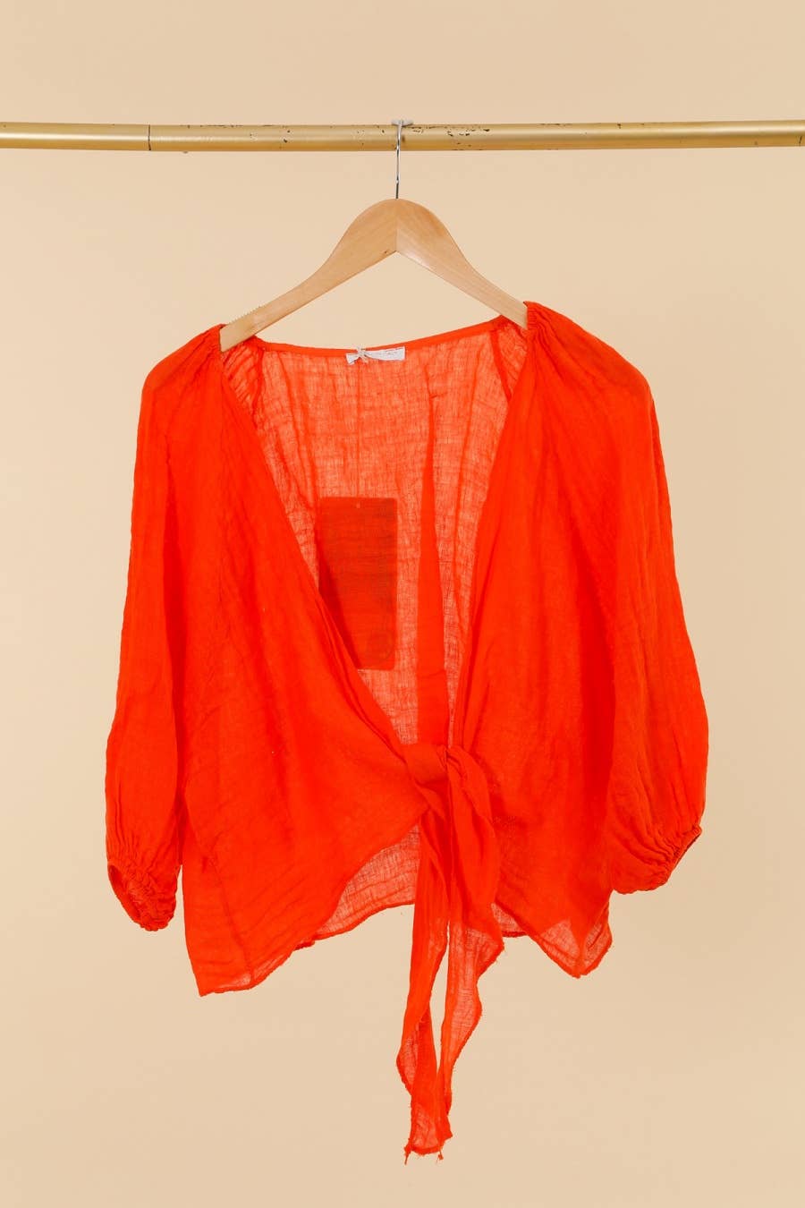 la maison des fibres naturelles - Wholesale Blouse - Dames - Linnen overslagtop 621286 van 100% linnen10