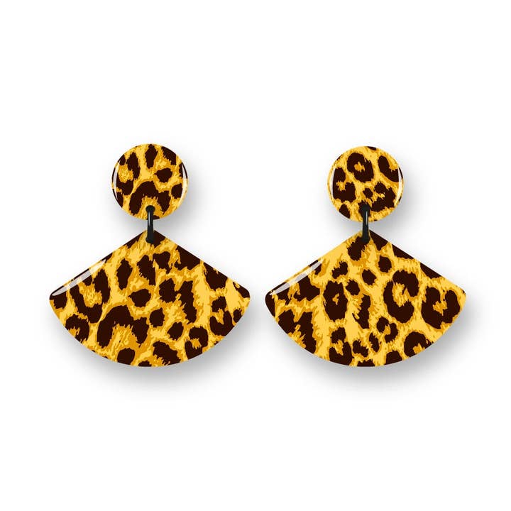 King Leo “Petit Eventail” earrings for wholesale by Thierry JOO