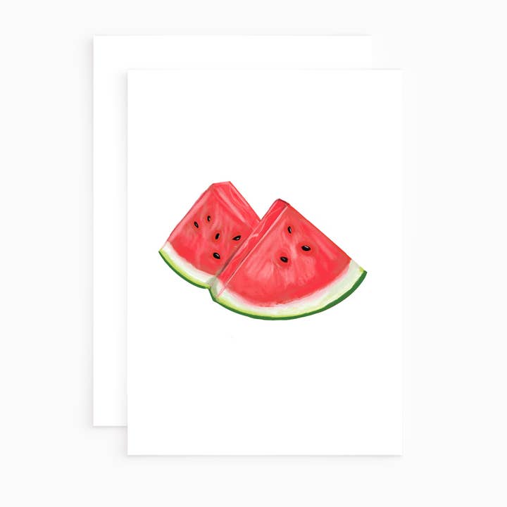Watermelon - Notecard - Greeting Card for wholesale by Teresa Sheeley Studios