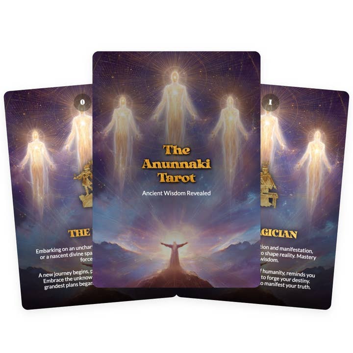 Anunnaki Tarot: Sabiduría Antigua Revelada - 78 cartas para venta al por mayor de IBIZA TAROT
